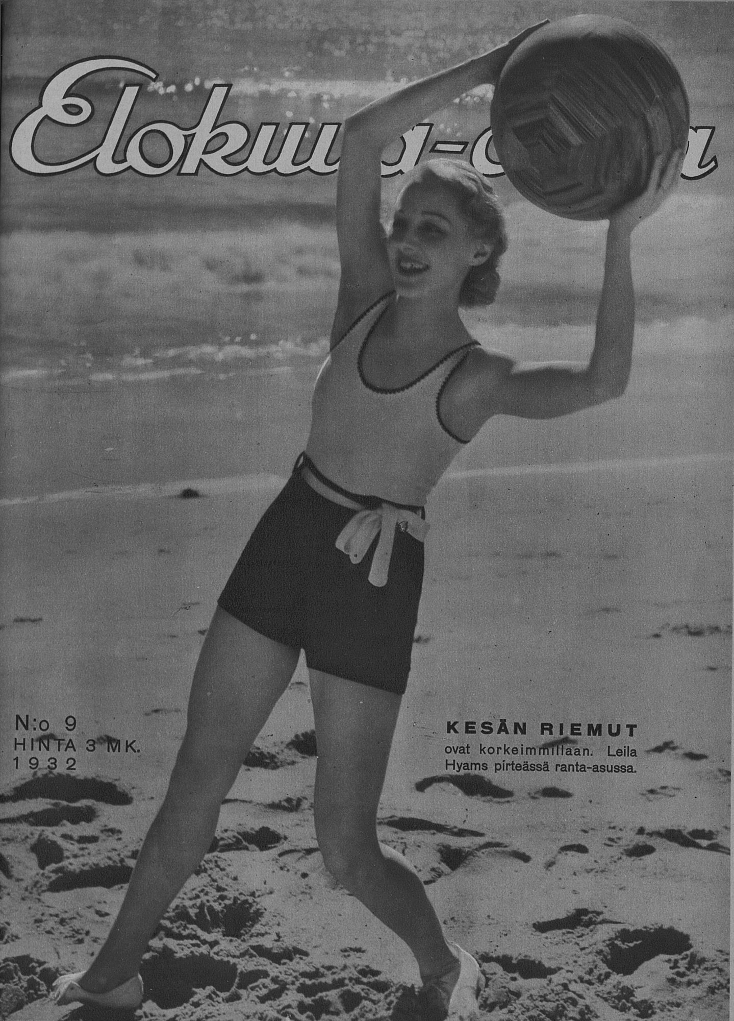 ELOKUVA-AITTA magazine side cover Issue 9   1932
