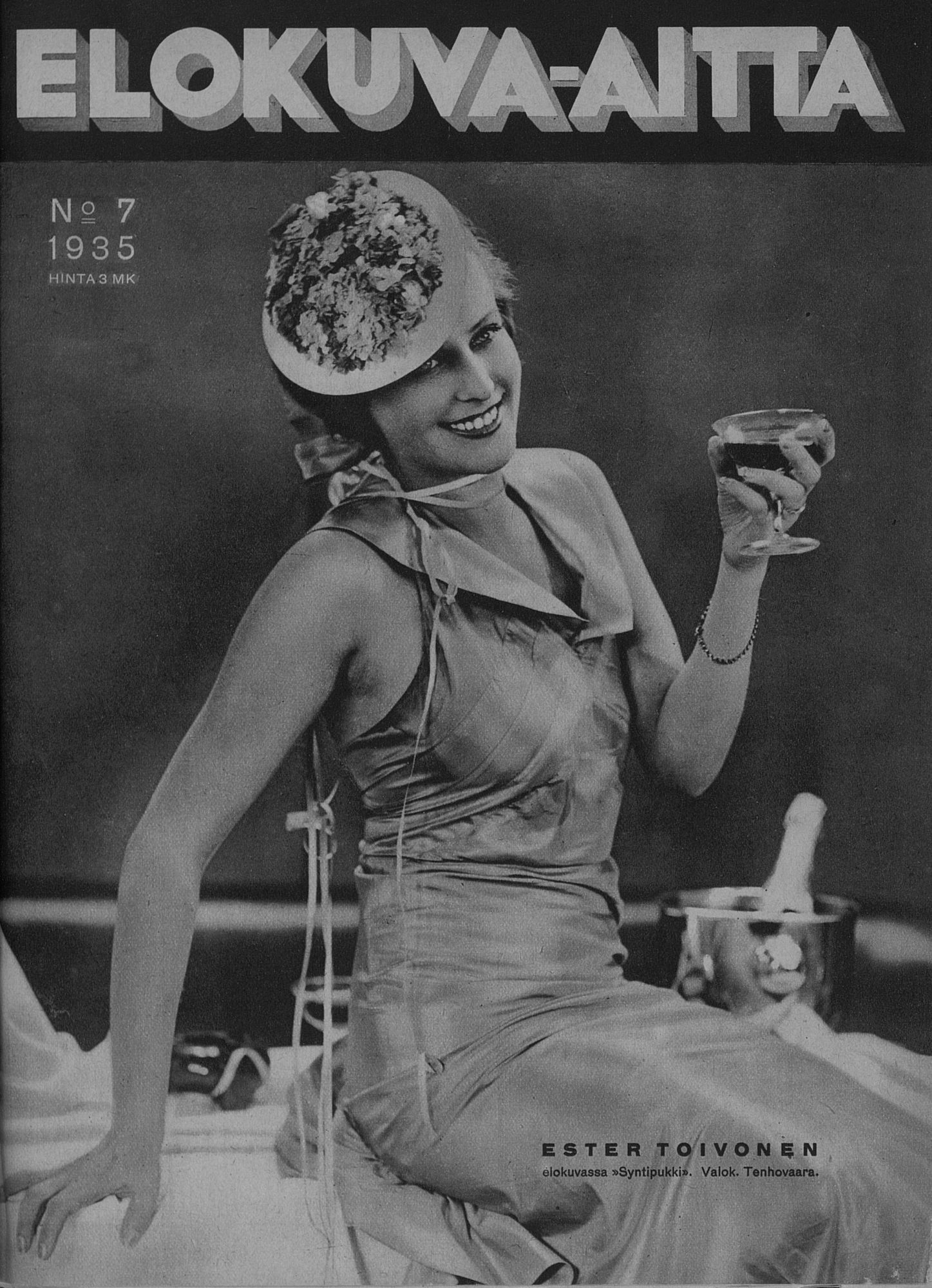 ELOKUVA-AITTA magazine side cover Issue 7 1 April 1935