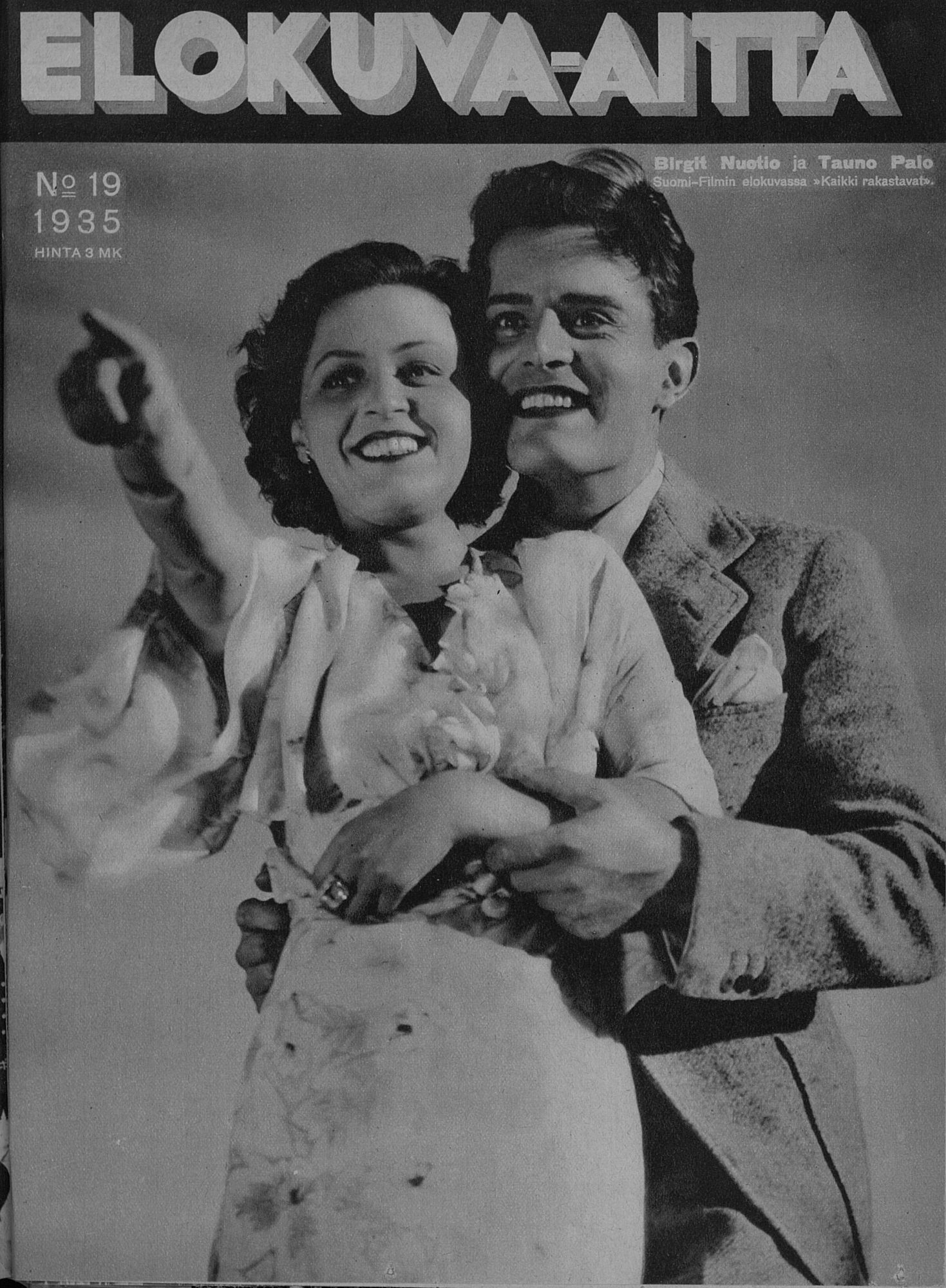 ELOKUVA-AITTA magazine side cover Issue 19 1 October 1935