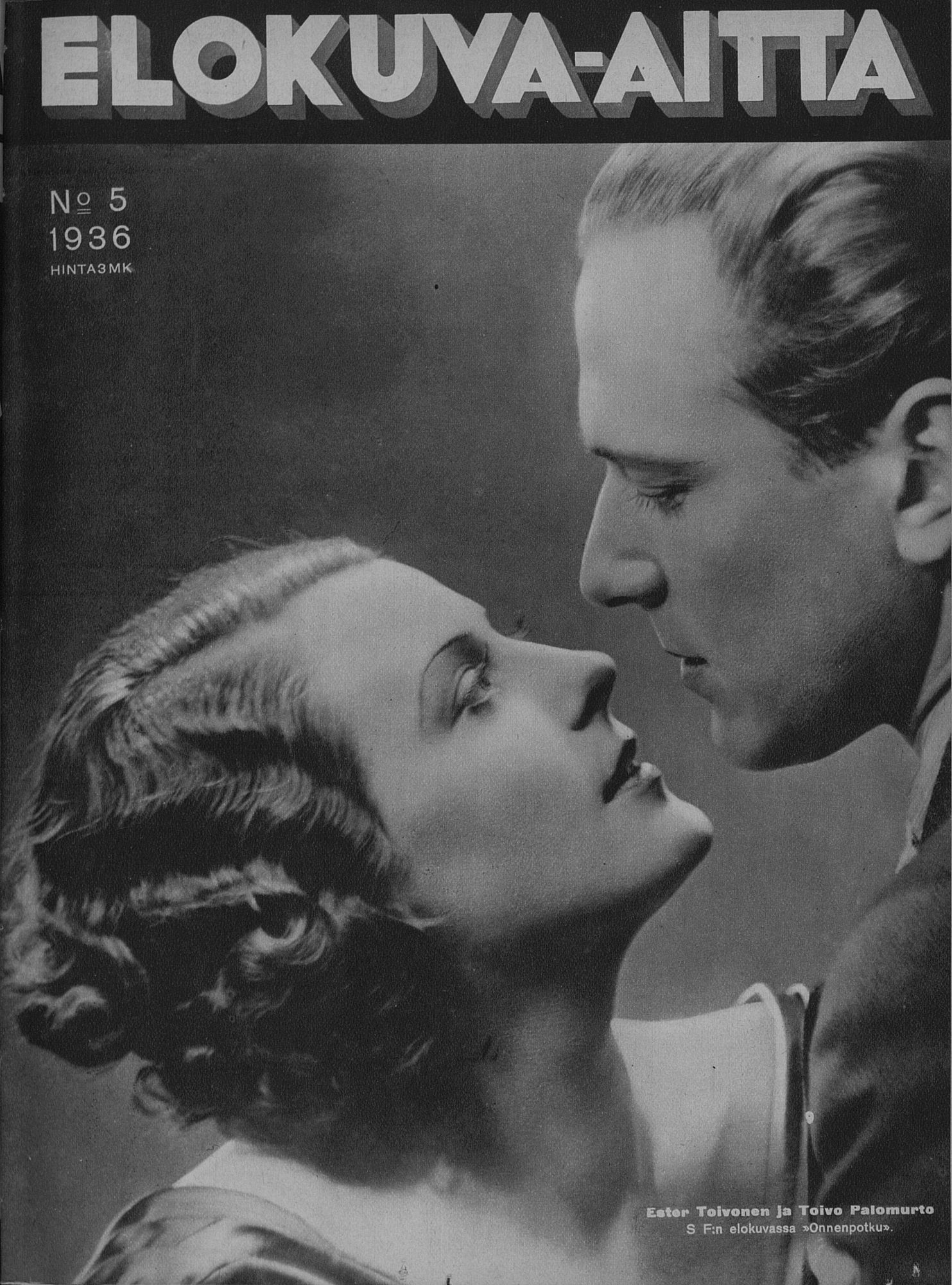 ELOKUVA-AITTA magazine side cover Issue 5 1 March 1936