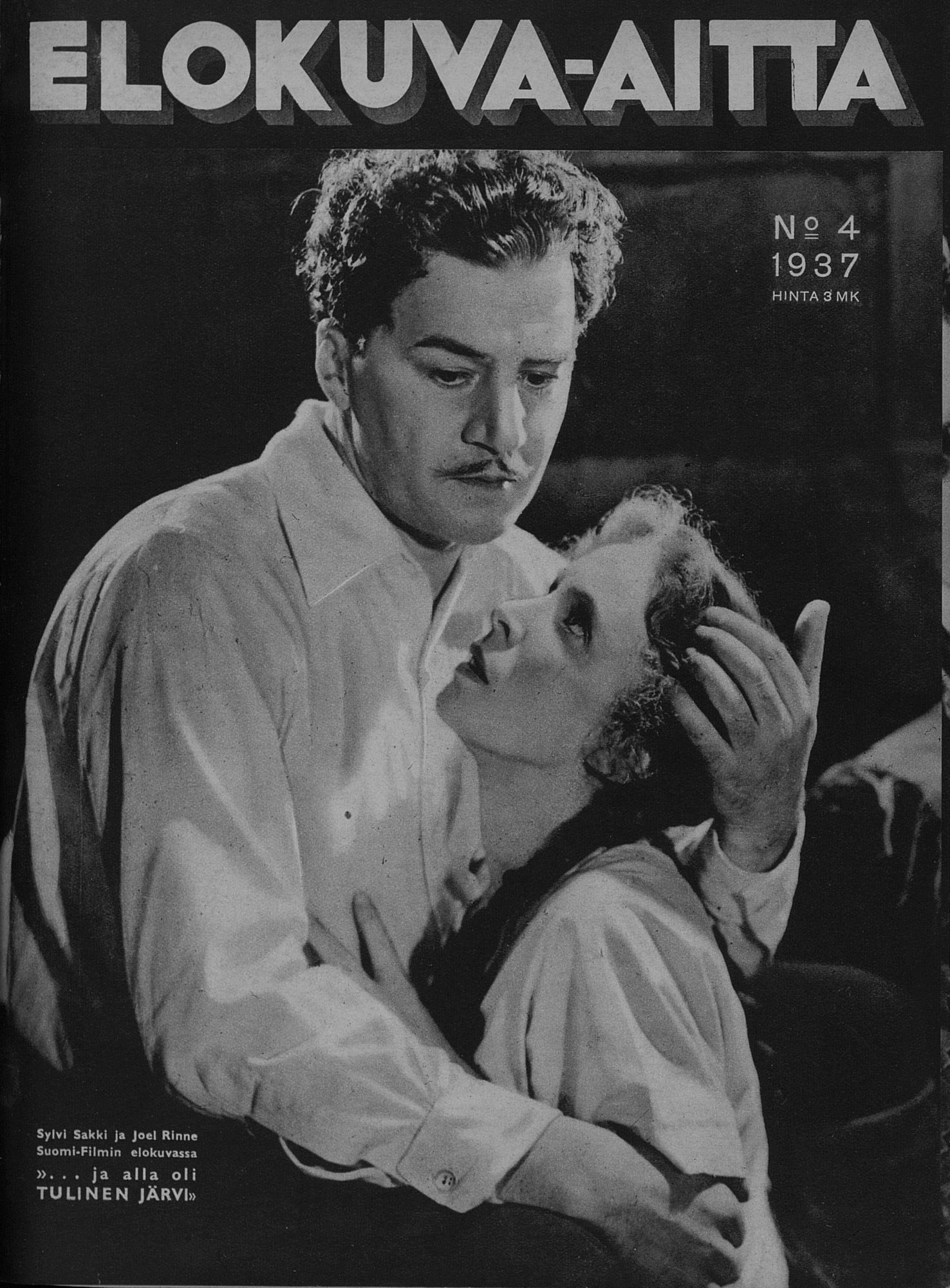 ELOKUVA-AITTA magazine side cover Issue 4 15 February 1937