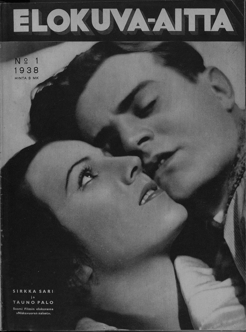 ELOKUVA-AITTA magazine side cover Issue 1 1 January 1938