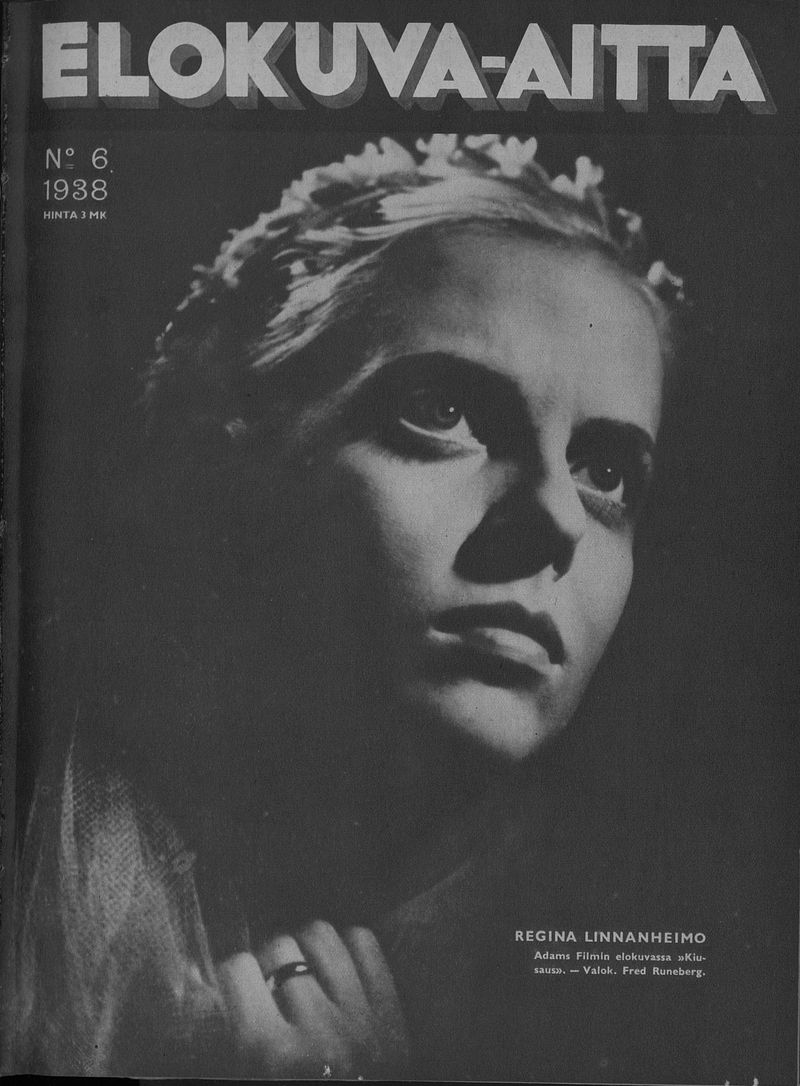 ELOKUVA-AITTA magazine side cover Issue 6 15 March 1938