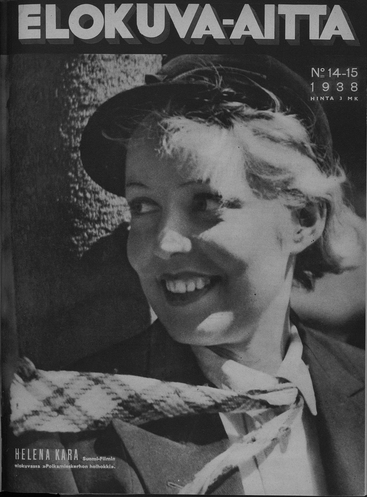 ELOKUVA-AITTA magazine side cover Issue 14-15 15 July 1938