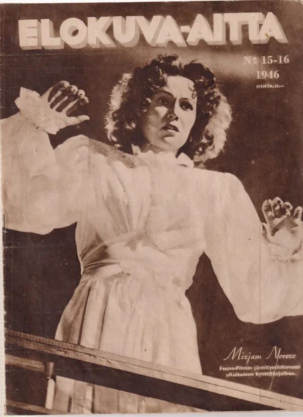 ELOKUVA-AITTA magazine side cover Issue 15-16   1946