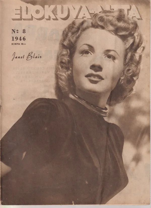 ELOKUVA-AITTA magazine side cover Issue 8   1946
