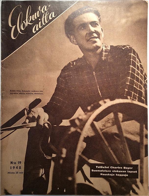 ELOKUVA-AITTA magazine side cover Issue 19   1948