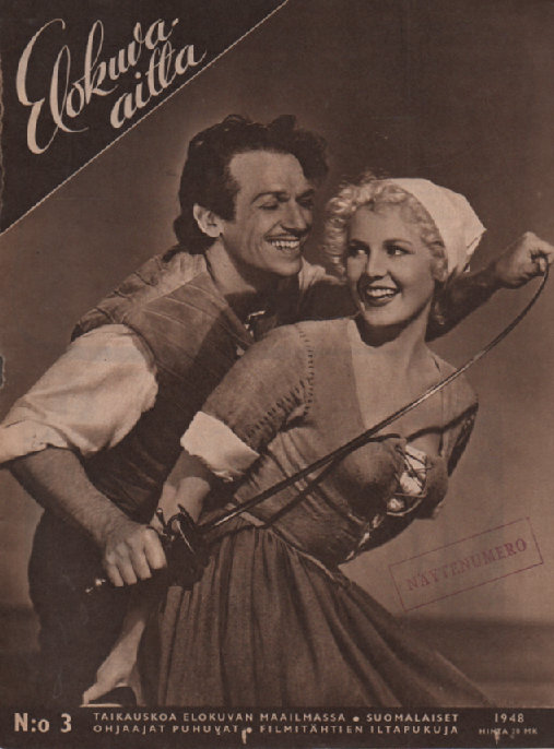 ELOKUVA-AITTA magazine side cover Issue 3   1948
