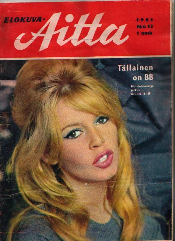 ELOKUVA-AITTA magazine side cover Issue 13   1963