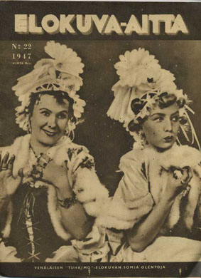 ELOKUVA-AITTA magazine side cover Issue 22   1947