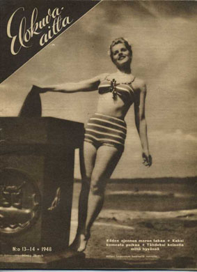 ELOKUVA-AITTA magazine side cover Issue 13-14   1948
