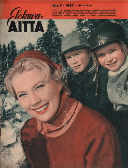 ELOKUVA-AITTA magazine side cover Issue 7   1957