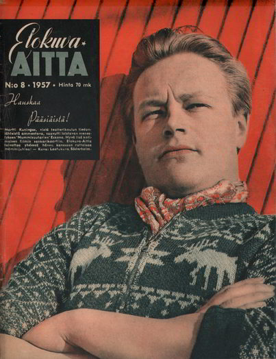 ELOKUVA-AITTA magazine side cover Issue 8   1957