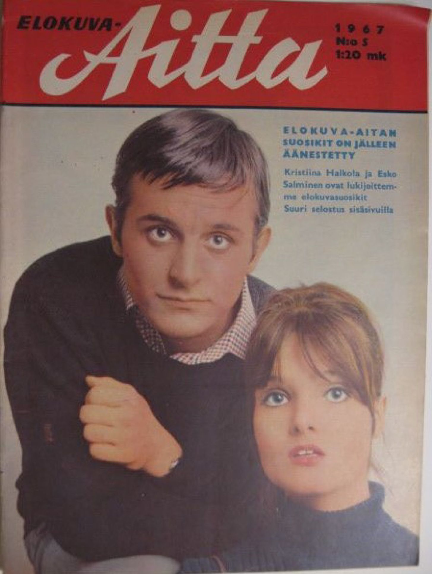 ELOKUVA-AITTA magazine side cover Issue 5   1967