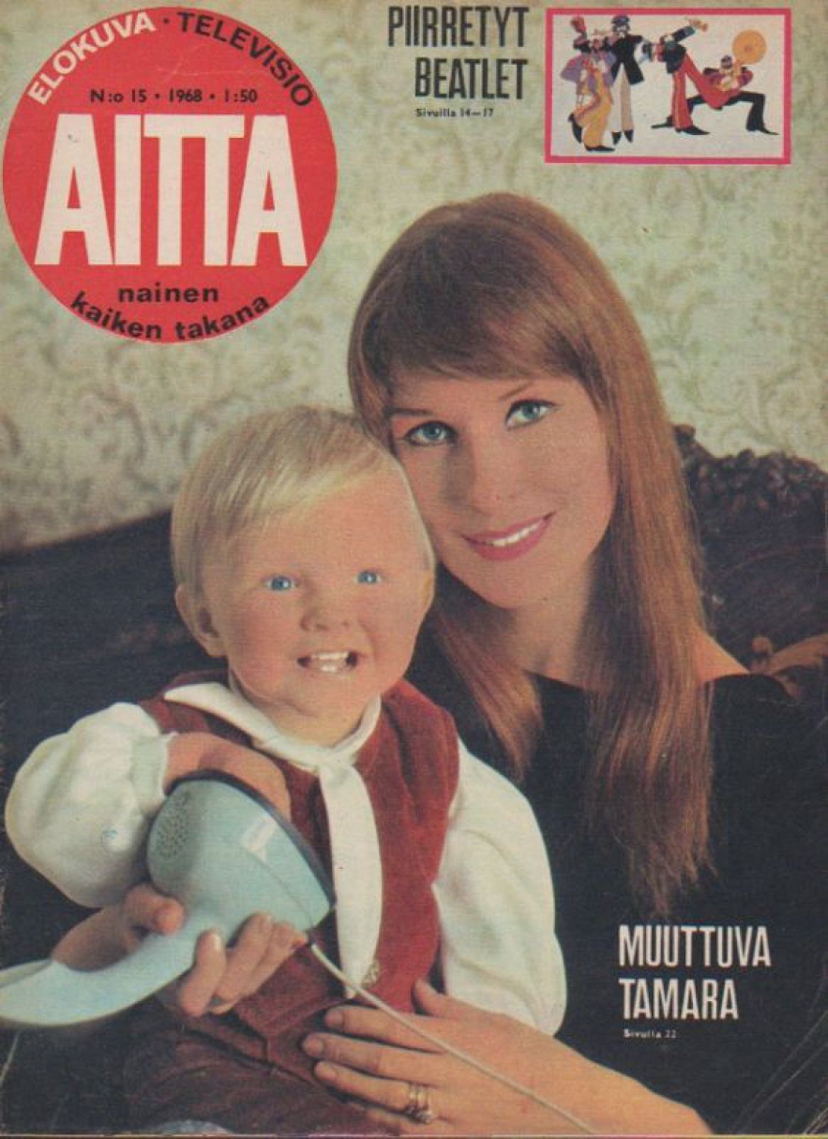 ELOKUVA-AITTA magazine side cover Issue 15   1968