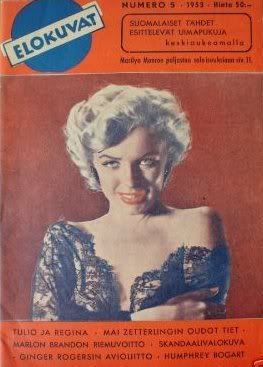 ELOKUVAT magazine side cover Issue 5  1953