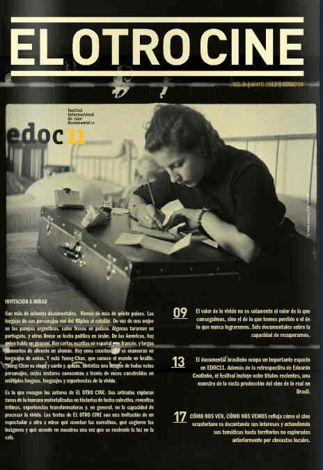 EL OTRO CINE magazine side cover Issue 9 May 2012