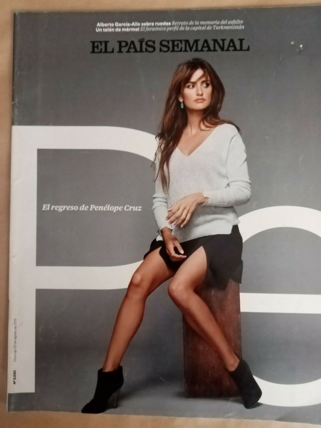 EL PAIS SEMANAL magazine side cover Issue 2030 23 August 2015