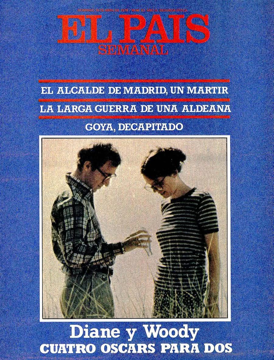 EL PAIS SEMANAL magazine side cover Issue 53  April 1978