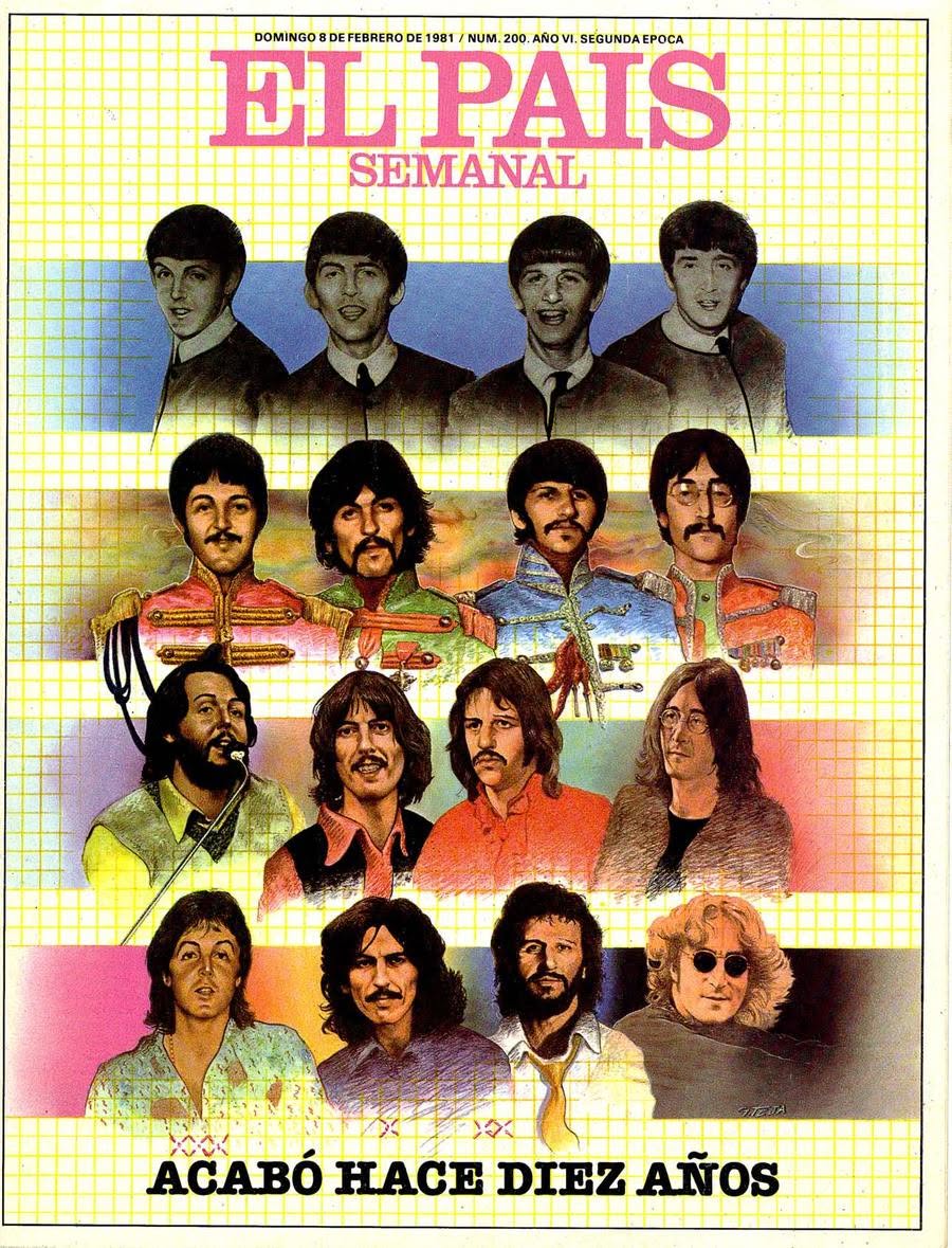 EL PAIS SEMANAL magazine side cover Issue 200  February 1981