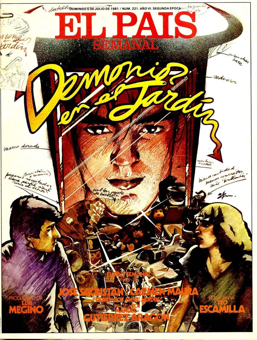 EL PAIS SEMANAL magazine side cover Issue 221  July 1981
