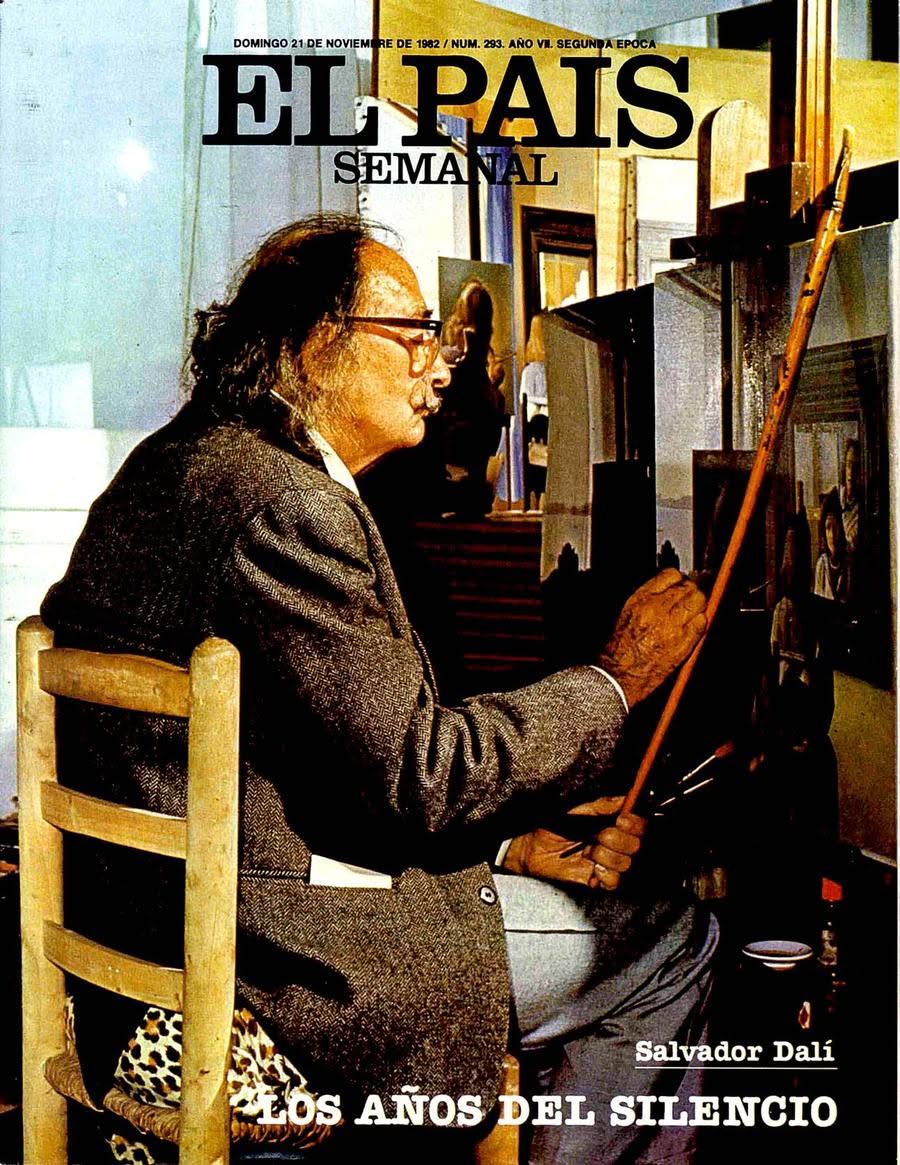 EL PAIS SEMANAL magazine side cover Issue 293  November 1982