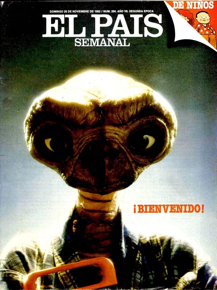 EL PAIS SEMANAL magazine side cover Issue 294  November 1982