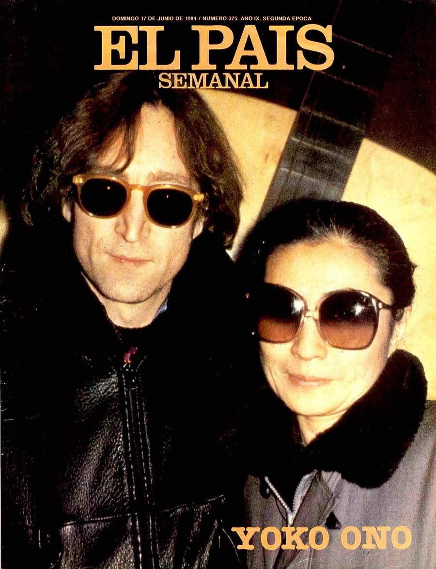 EL PAIS SEMANAL magazine side cover Issue 375  June 1984