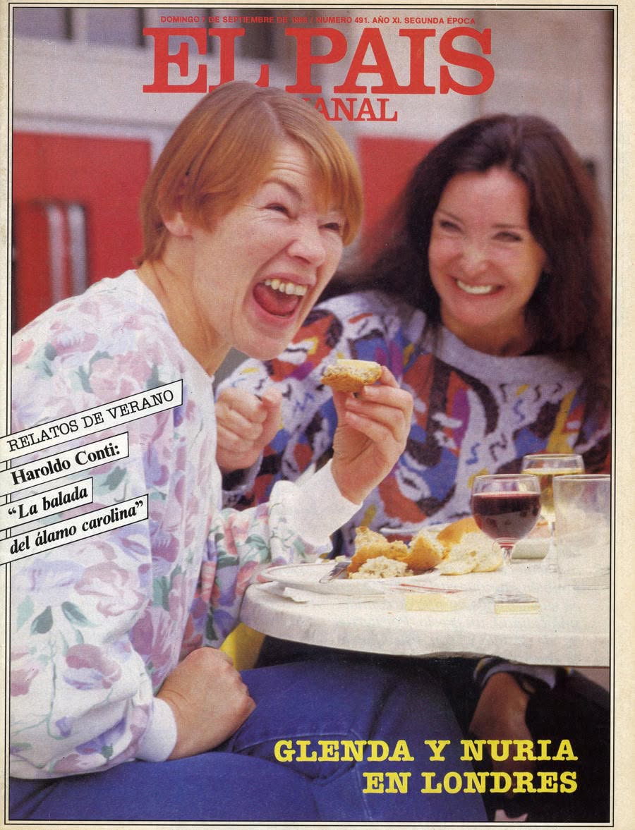 EL PAIS SEMANAL magazine side cover Issue 491  September 1986