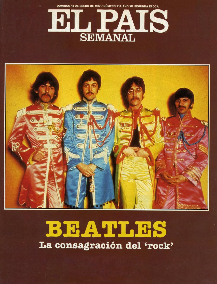 EL PAIS SEMANAL magazine side cover Issue 510  January 1987