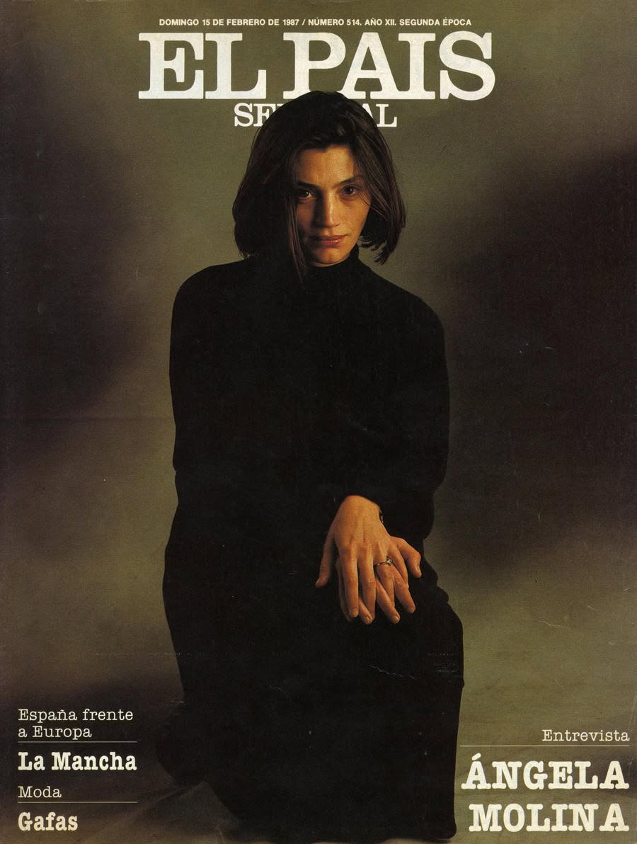 EL PAIS SEMANAL magazine side cover Issue 514  February 1987