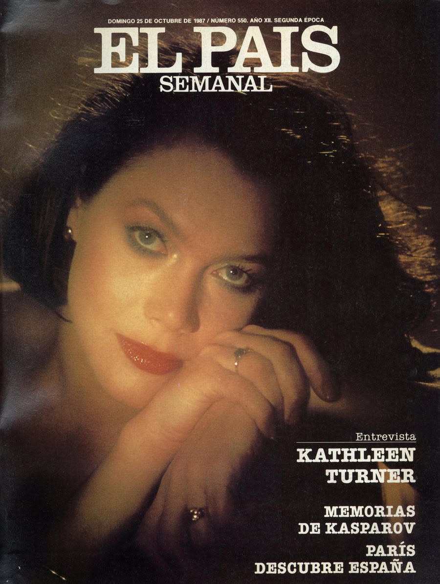 EL PAIS SEMANAL magazine side cover Issue 550  October 1987