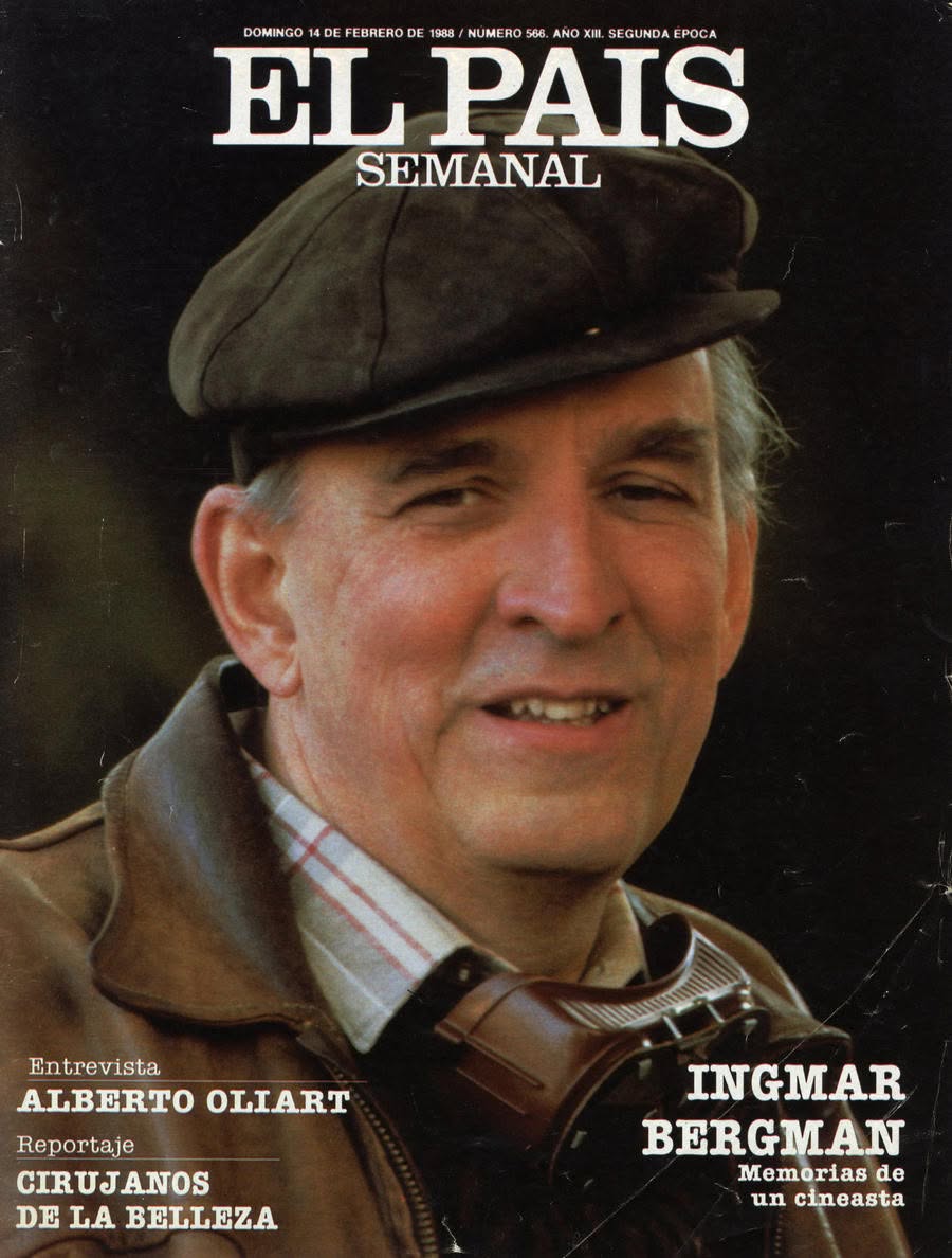 EL PAIS SEMANAL magazine side cover Issue 566  February 1988