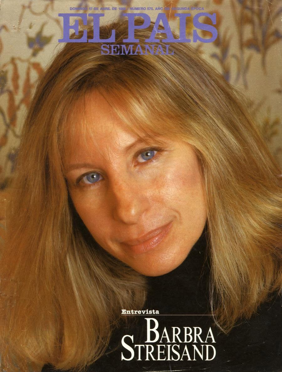 EL PAIS SEMANAL magazine side cover Issue 575  April 1988