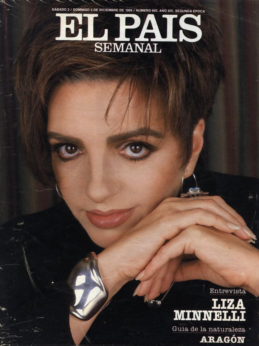 EL PAIS SEMANAL magazine side cover Issue 660  December 1989