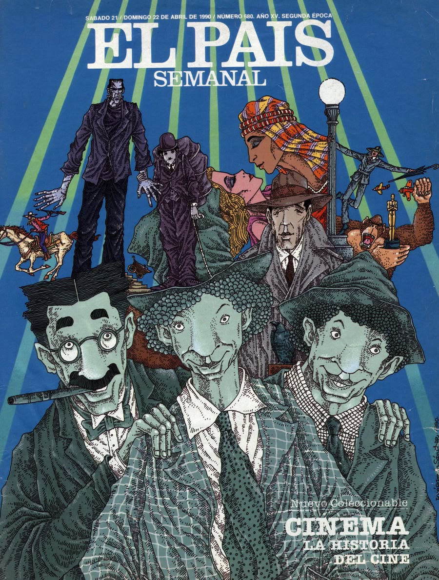 EL PAIS SEMANAL magazine side cover Issue 680  April 1990