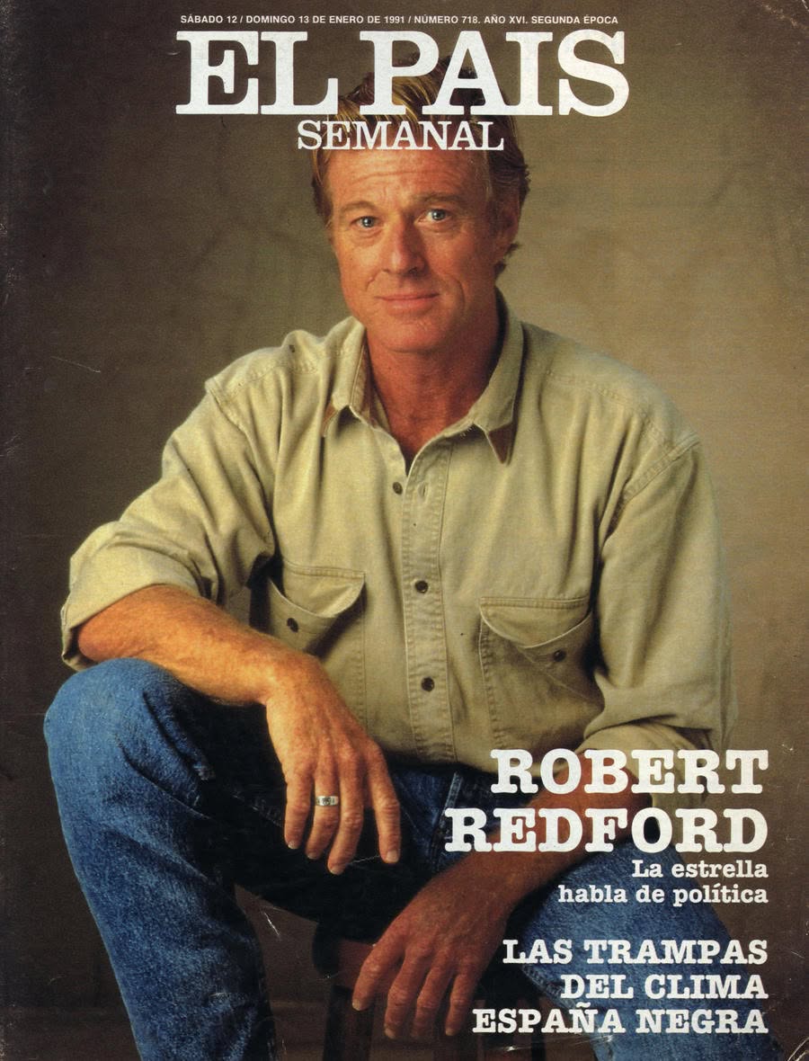 EL PAIS SEMANAL magazine side cover Issue 718  January 1991