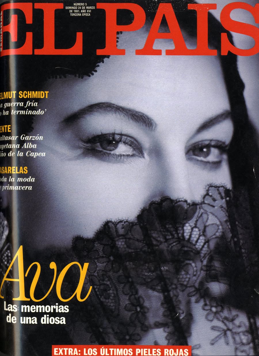 EL PAIS SEMANAL magazine side cover Issue 5  March 1991