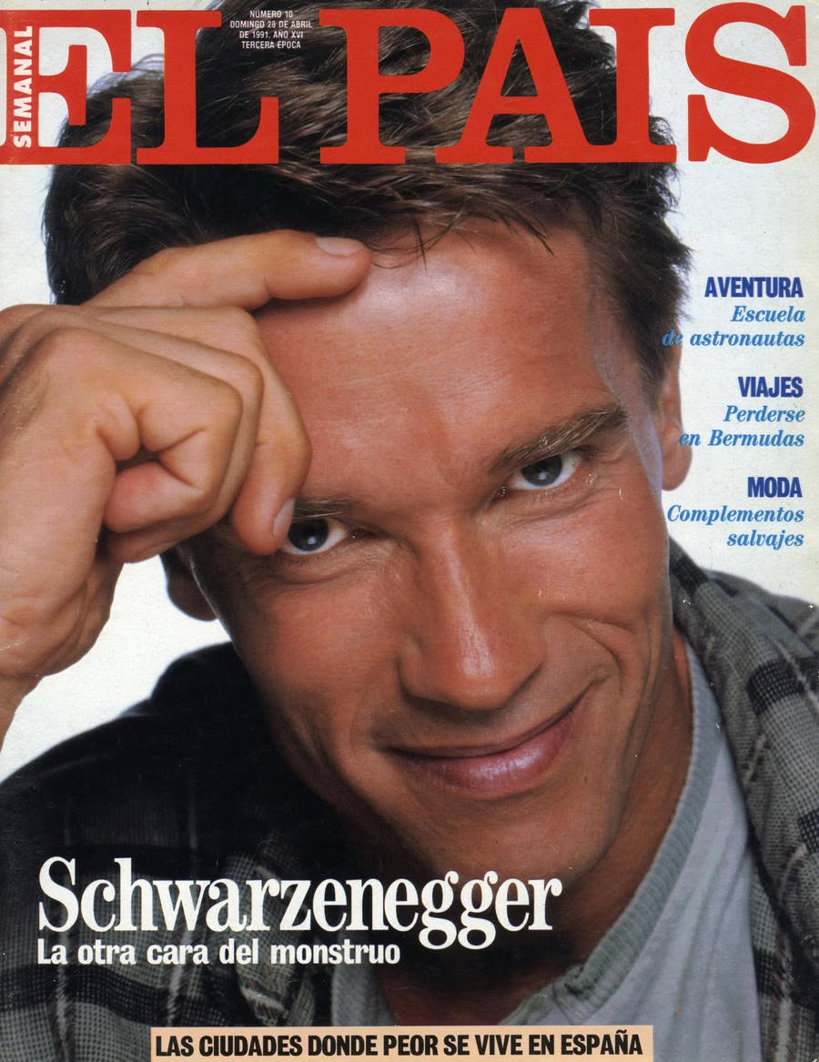 EL PAIS SEMANAL magazine side cover Issue 10  April 1991