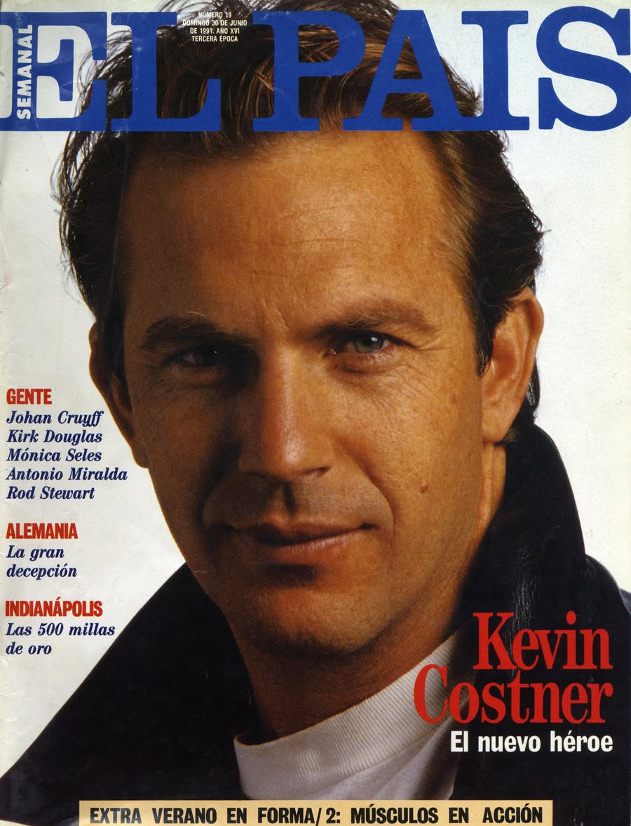 EL PAIS SEMANAL magazine side cover Issue 19  June 1991