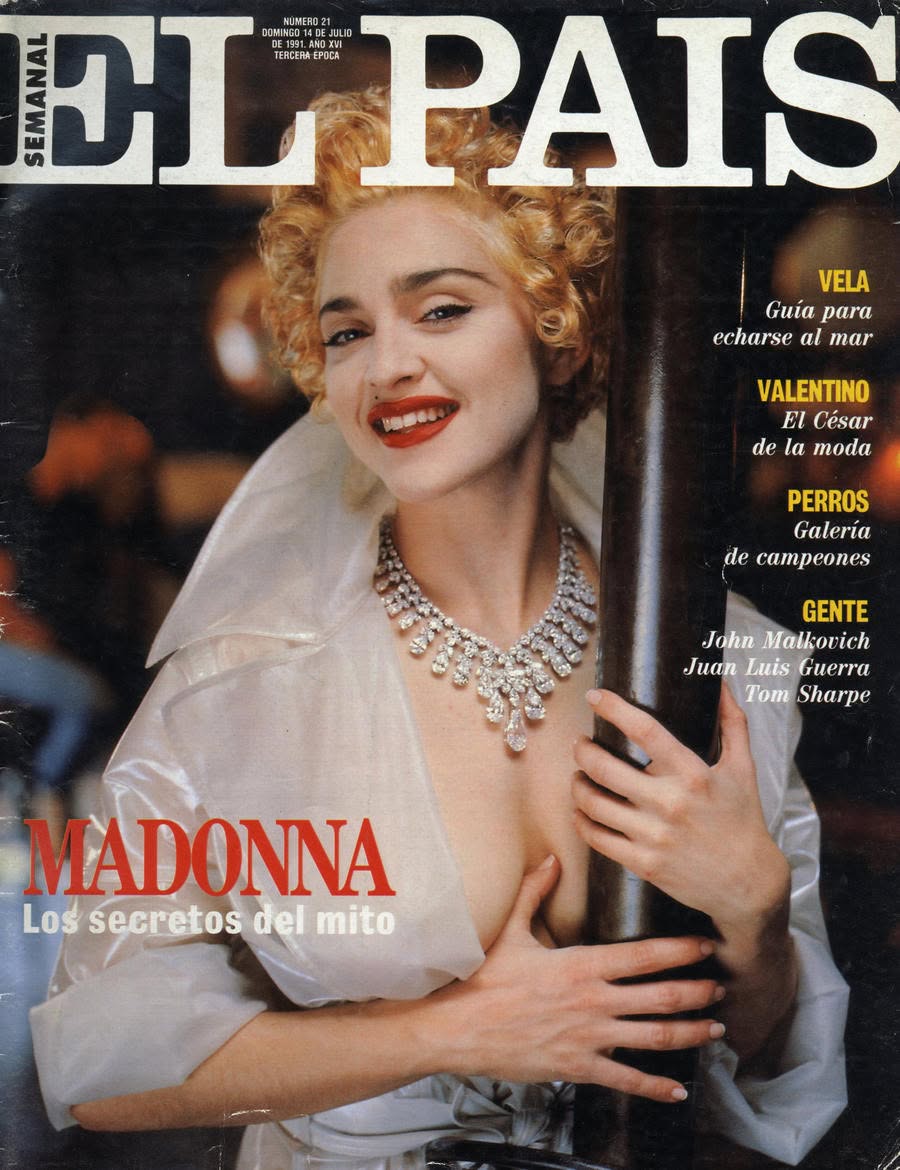 EL PAIS SEMANAL magazine side cover Issue 21  July 1991