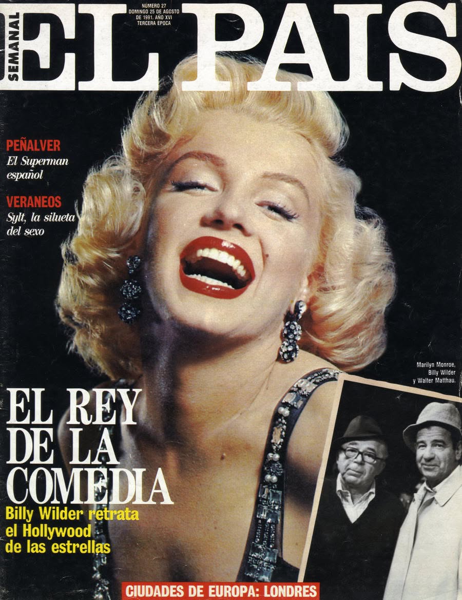 EL PAIS SEMANAL magazine side cover Issue 27  August 1991