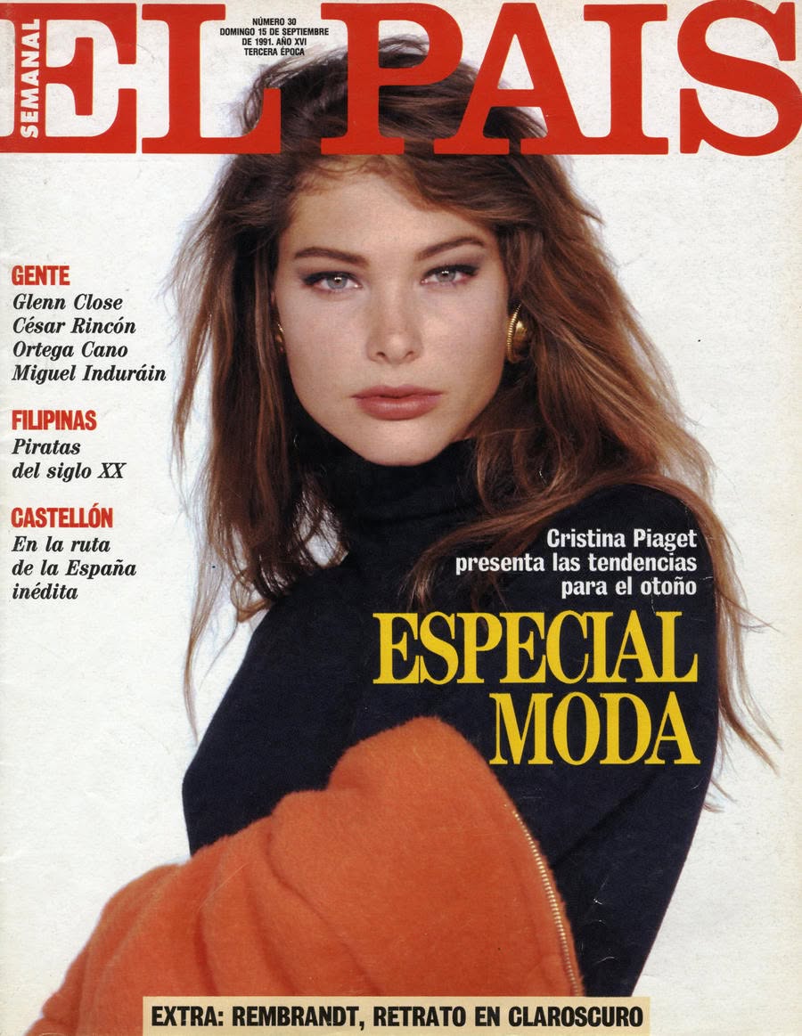 EL PAIS SEMANAL magazine side cover Issue 30  September 1991