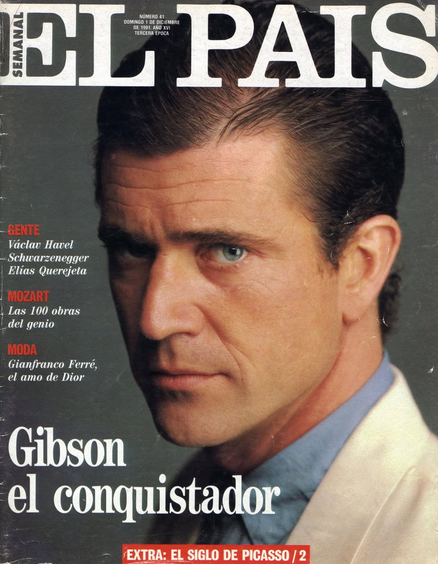 EL PAIS SEMANAL magazine side cover Issue 41  December 1991