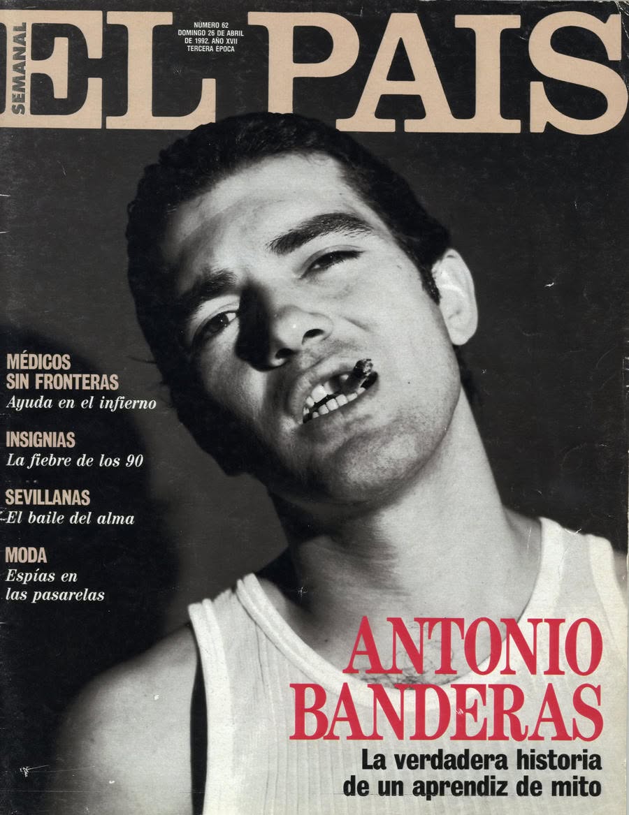 EL PAIS SEMANAL magazine side cover Issue 62  April 1992