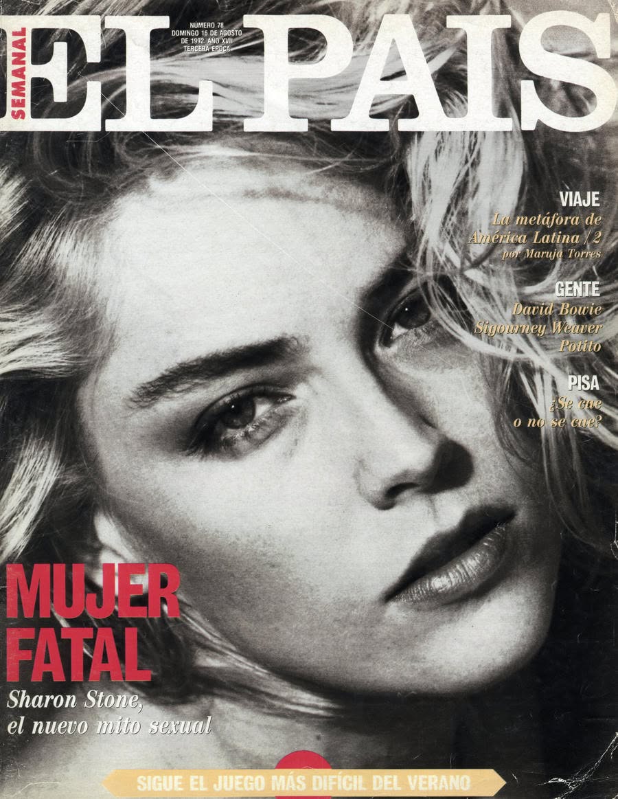EL PAIS SEMANAL magazine side cover Issue 78  August 1992