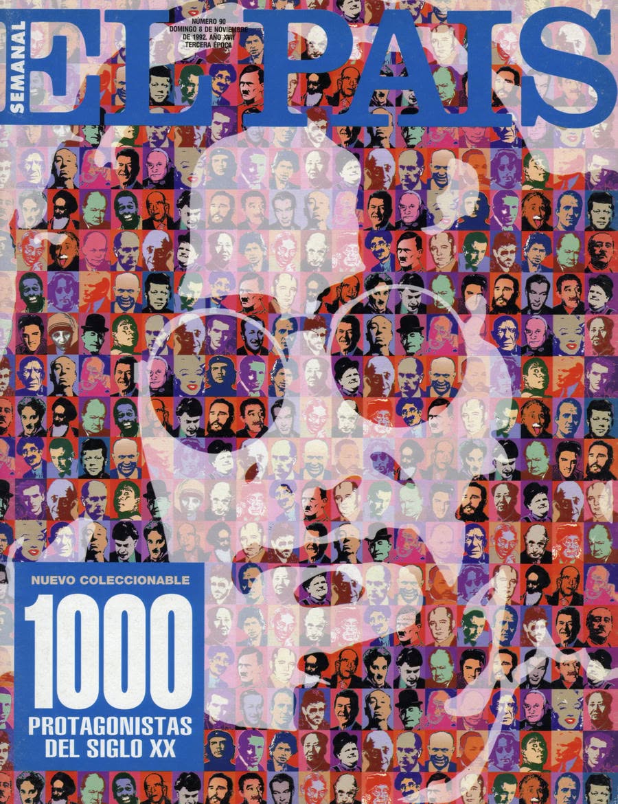 EL PAIS SEMANAL magazine side cover Issue 90  November 1992