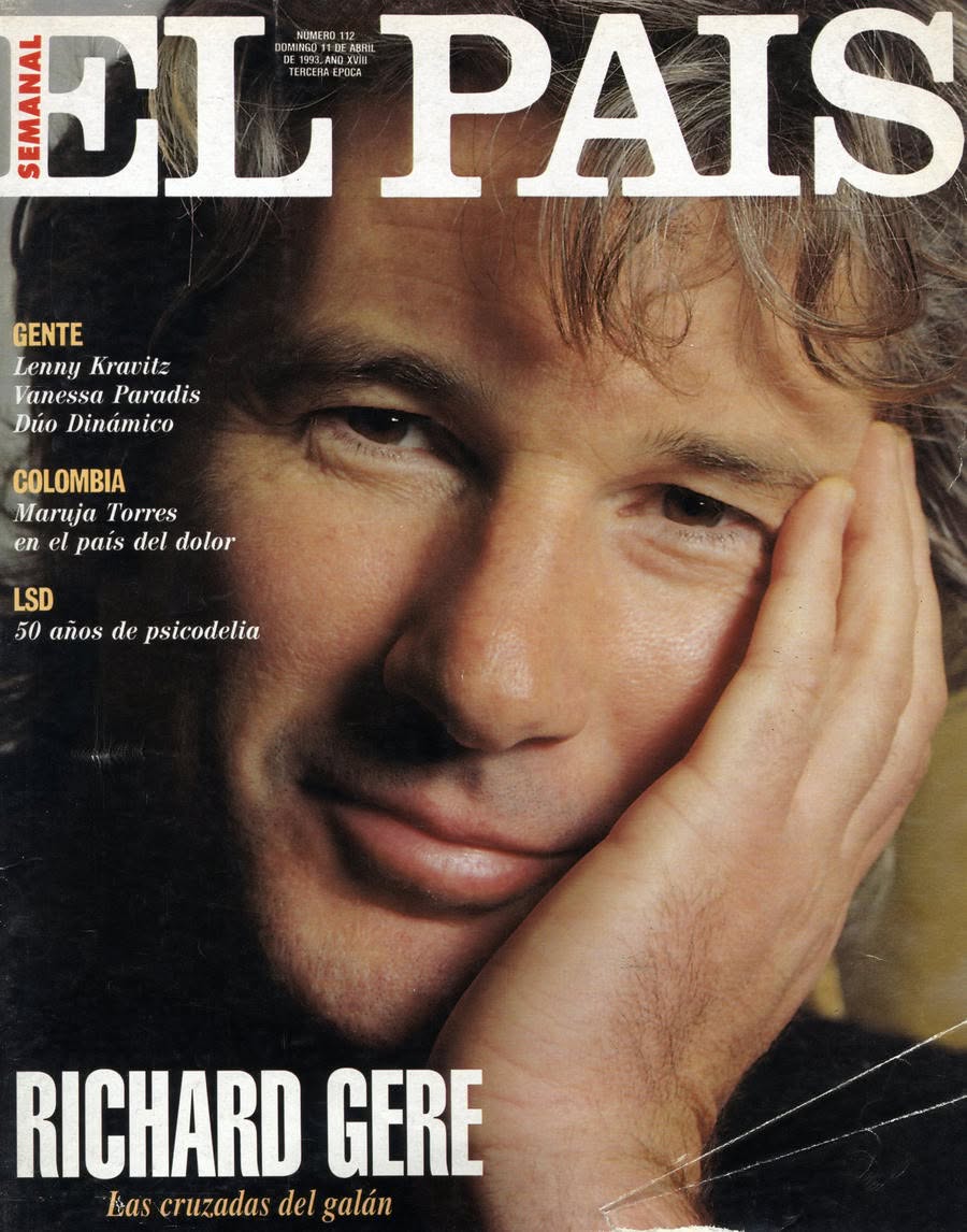 EL PAIS SEMANAL magazine side cover Issue 112  April 1993