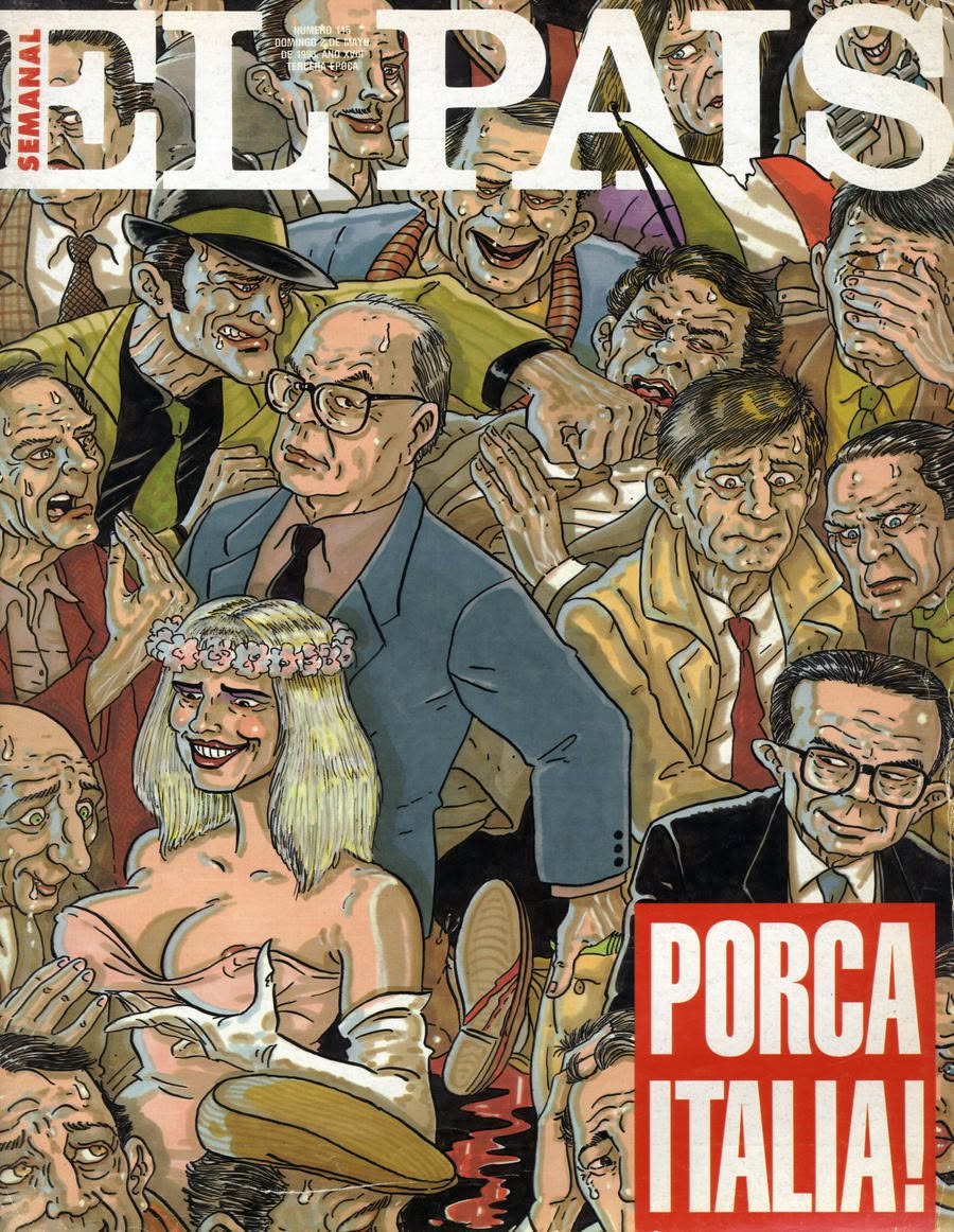 EL PAIS SEMANAL magazine side cover Issue 115  May 1993