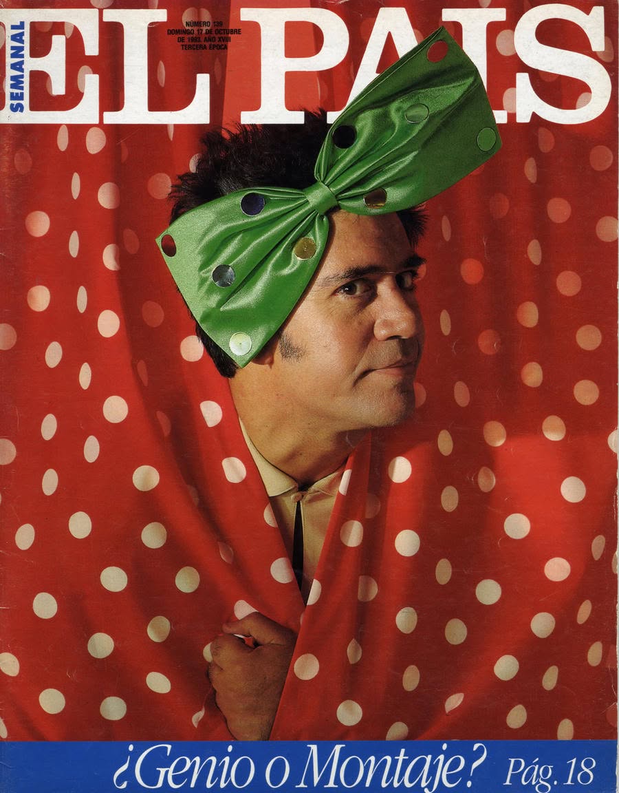 EL PAIS SEMANAL magazine side cover Issue 139  October 1993